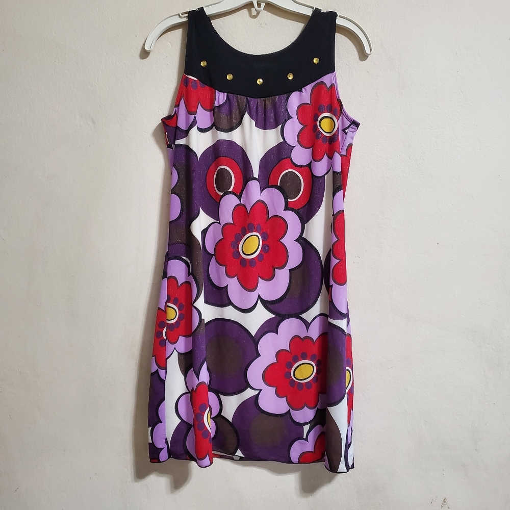 Floral Print Dress 60 Style